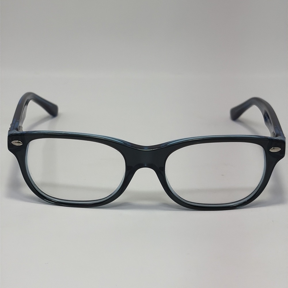 RAY-BAN Kids EYEGLASSES FRAMES ONLY RB1555 3667 BLACK / BLUE FULL RIM 48-16-125